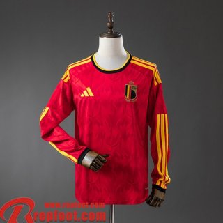 Belgique Maillots De Foot Domicile Homme Manche Longue World Cup 2026
