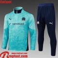Marseille KIT: Survetement de Foot Enfant 2025 2026 C988