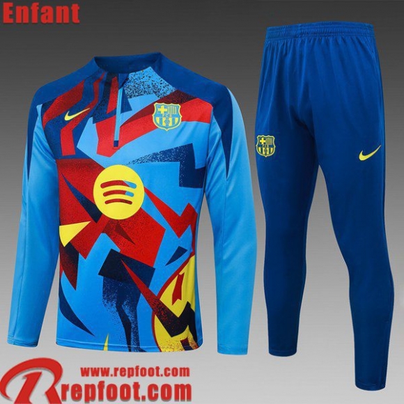 Barcelone KIT: Survetement de Foot Enfant 2025 2026 C996