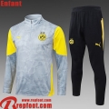 AC Milan KIT: Survetement de Foot Enfant 2025 2026 C1007