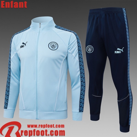 Manchester City KIT: Veste Foot Enfant 2025 2026 C1010