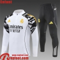 Real Madrid KIT: Survetement de Foot Enfant 2025 2026 C1012