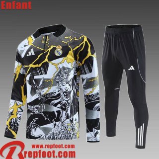 Real Madrid KIT: Survetement de Foot Enfant 2025 2026 C1018