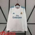 Real Madrid Retro Maillot De Foot Domicile Homme Manche Longue 17 18 FG391