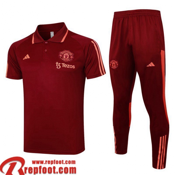 Manchester United Polo foot Homme 23 24 E15 Manchester United Polo foot Homme 23 24 E15