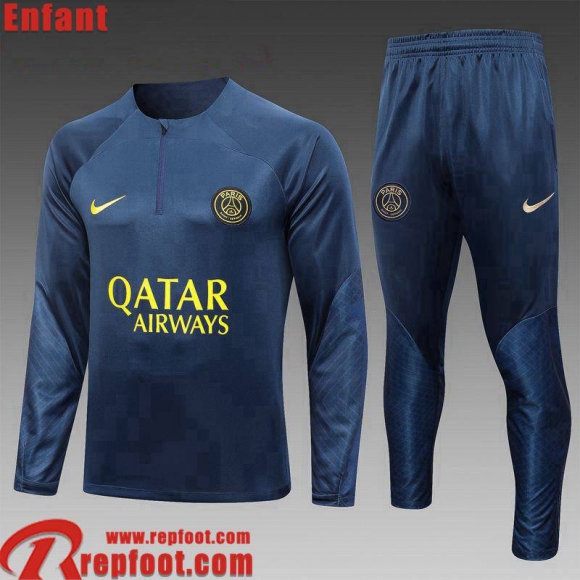 PSG KIT: Survetement de Foot Enfant 23 24 C126