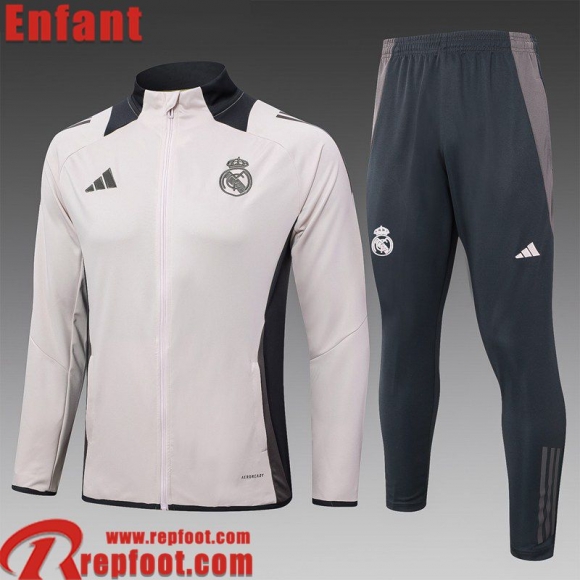 Real Madrid KIT: Veste Foot Enfant 24 25 C469  Real Madrid KIT: Veste Foot Enfant 24 25 C469