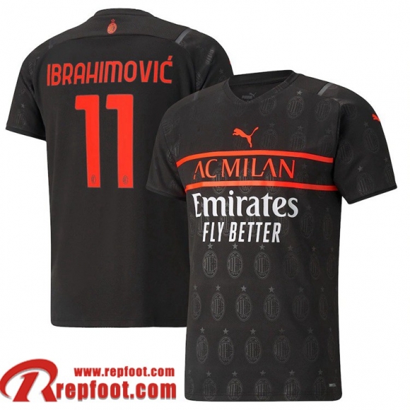 AC Milan Maillot De Foot Third 21 22 Homme Ibrahimovic 11