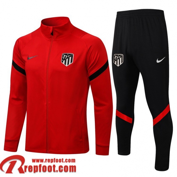 Atletico Madrid Veste Foot 2021 2022 Homme rouge JK145