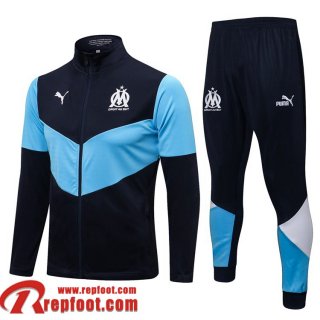 Olympique De Marseille Veste Foot 2021 2022 Homme Bleu-bleu foncé JK149