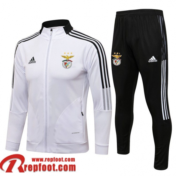 Benfica Veste Foot 2021 2022 Homme blanche JK152