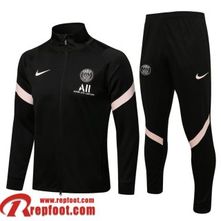 PSG Veste Foot 2021 2022 Homme le noir JK154