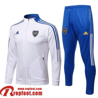 Boca Juniors Veste Foot 2021 2022 Homme blanche JK156