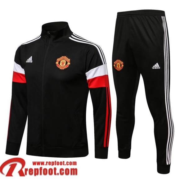 Manchester United Veste Foot 2021 2022 Homme le noir JK158  Manchester United Veste Foot 2021 2022 Homme le noir JK158