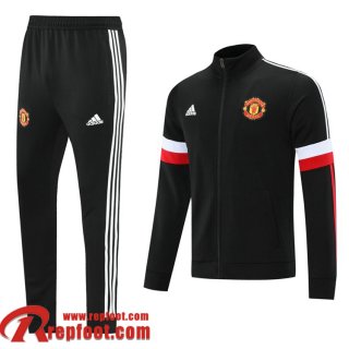 Manchester United Veste Foot 2021 2022 Homme le noir JK159