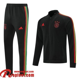 Ajax Veste Foot 2021 2022 Homme le noir JK161