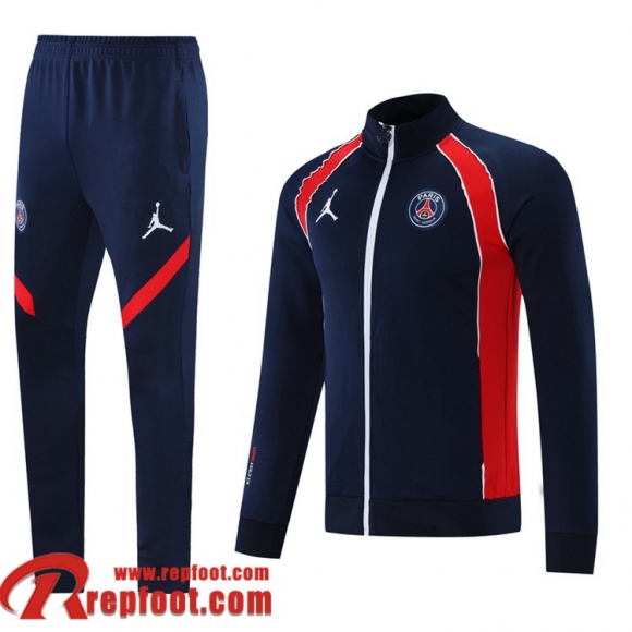 PSG Veste Foot 2021 2022 Homme Bleu-rouge foncé JK167