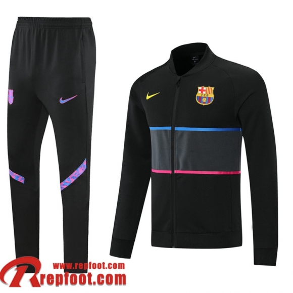 Barcelone Veste Foot 2021 2022 Homme le noir JK175 Barcelone Veste Foot 2021 2022 Homme le noir JK175