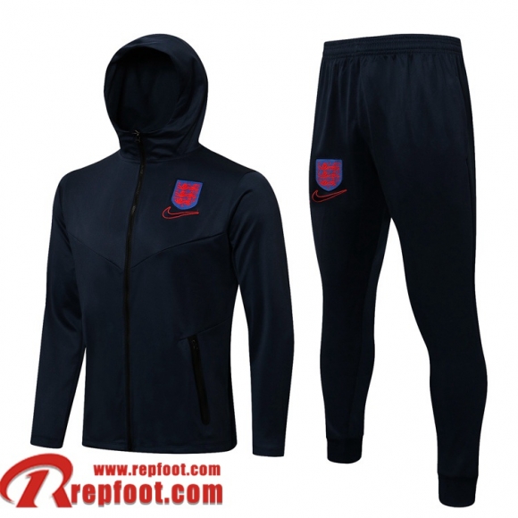 Angleterre Veste Foot - Sweat A Capuche 2021 2022 Homme le noir JK176