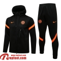 Chelsea Veste Foot - Sweat A Capuche 2021 2022 Homme le noir JK189