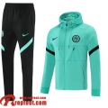 Inter Milan Veste Foot - Sweat A Capuche 2021 2022 Homme vert JK194