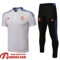 Real Madrid Polo foot 2021 2022 Homme blanche PL158
