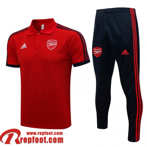 Arsenal Polo foot 2021 2022 Homme rouge PL164