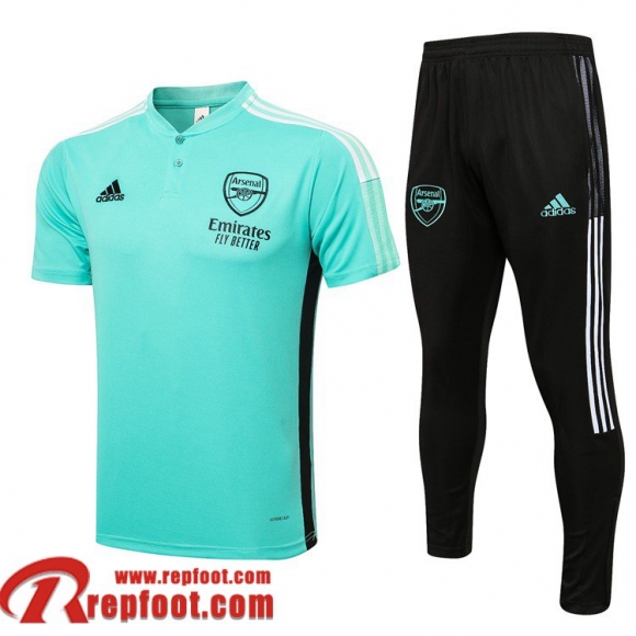 Arsenal Polo foot 2021 2022 Homme vert PL166