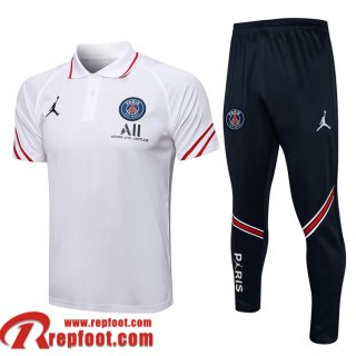 PSG Polo foot 2021 2022 Homme blanche PL172