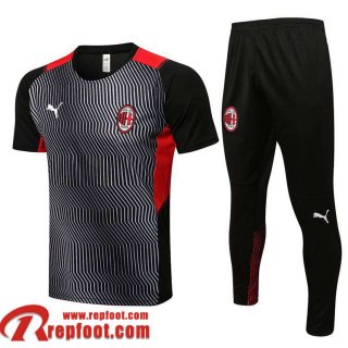 AC Milan T-Shirt 2021 2022 Homme noir blanc PL176