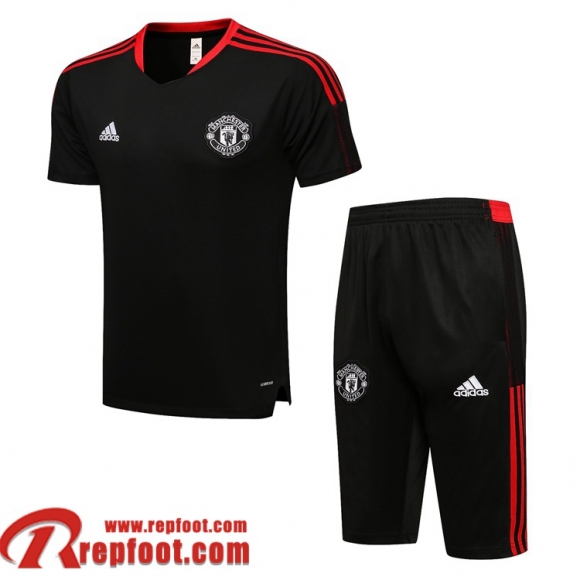 Manchester United T-Shirt 2021 2022 Homme le noir PL185