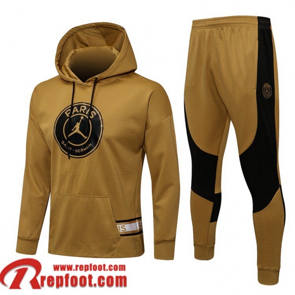 PSG Sweatshirt Foot 2021 2022 Homme brun SW24  PSG Sweatshirt Foot 2021 2022 Homme brun SW24