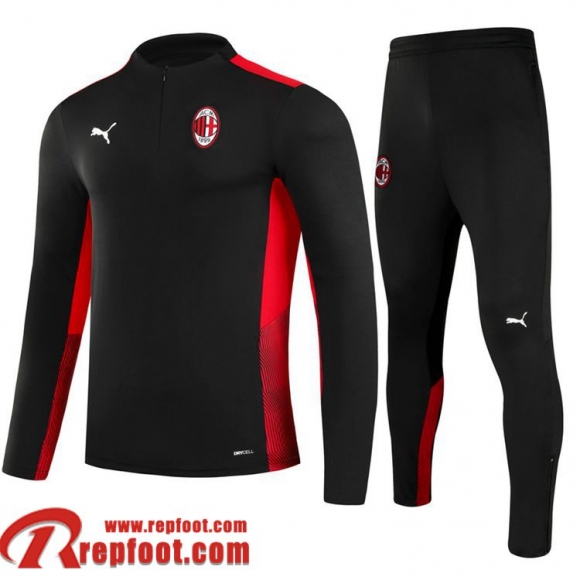 AC Milan Survetement de Foot 2021 2022 Homme le noir TG115