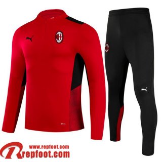 AC Milan Survetement de Foot 2021 2022 Homme rouge TG116