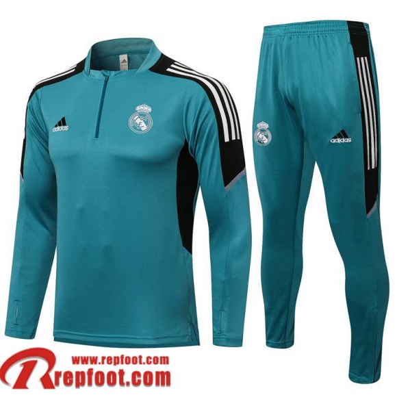 Real Madrid Survetement de Foot 2021 2022 Homme vert TG126