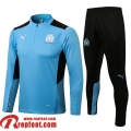 Olympique De Marseille Survetement de Foot 2021 2022 Homme bleu ciel TG127