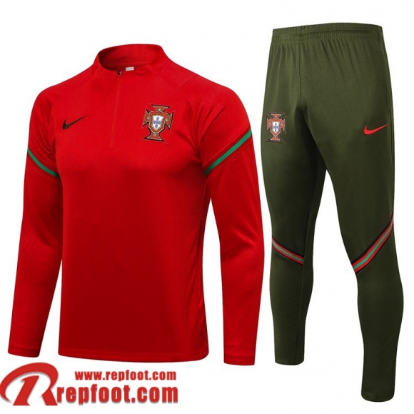 Portugal Survetement de Foot 2021 2022 Homme rouge TG130