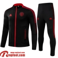 Manchester United Veste Foot 2021 2022 Enfant le noir TK100