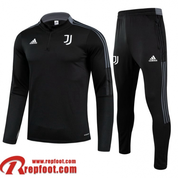 Juventus Survetement de Foot 2021 2022 Enfant le noir TK110  Juventus Survetement de Foot 2021 2022 Enfant le noir TK110