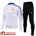 Real Madrid Survetement de Foot 2021 2022 Enfant blanche TK91 Real Madrid Survetement de Foot 2021 2022 Enfant blanche TK91
