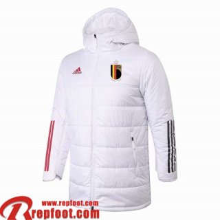 Doudoune Foot Belgique Blanc Homme 22 23 DD94