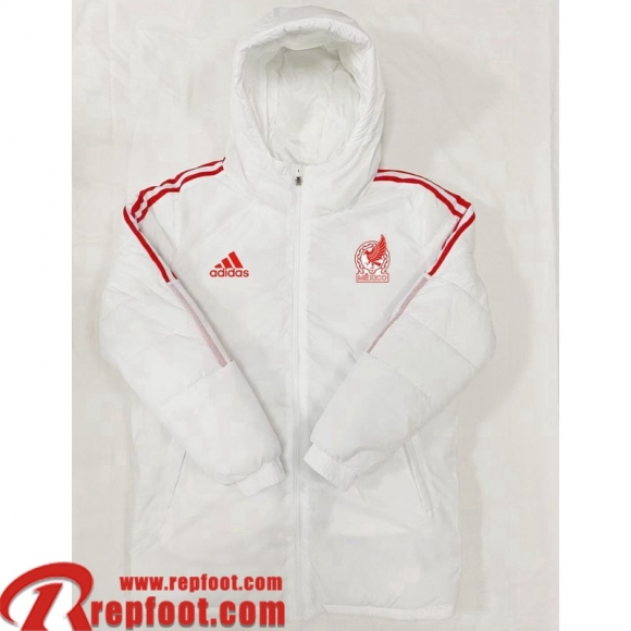 Doudoune Foot Mexique Blanc Homme 22 23 DD95