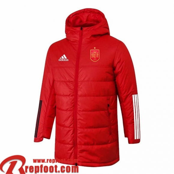 Doudoune Foot Espagne rouge Homme 22 23 DD116  Doudoune Foot Espagne rouge Homme 22 23 DD116