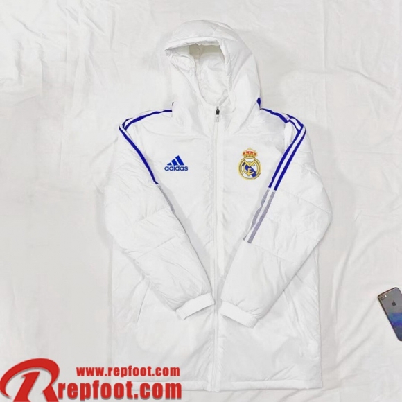 Doudoune Foot Real Madrid Blanc Homme 22 23 DD121