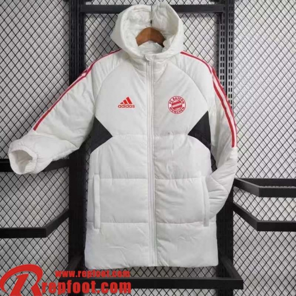 Bayern Munich Doudoune Foot Blanc Homme 23 24 G55