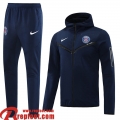 Veste Foot - Sweat A Capuche PSG bleu Homme 22 23 JK553