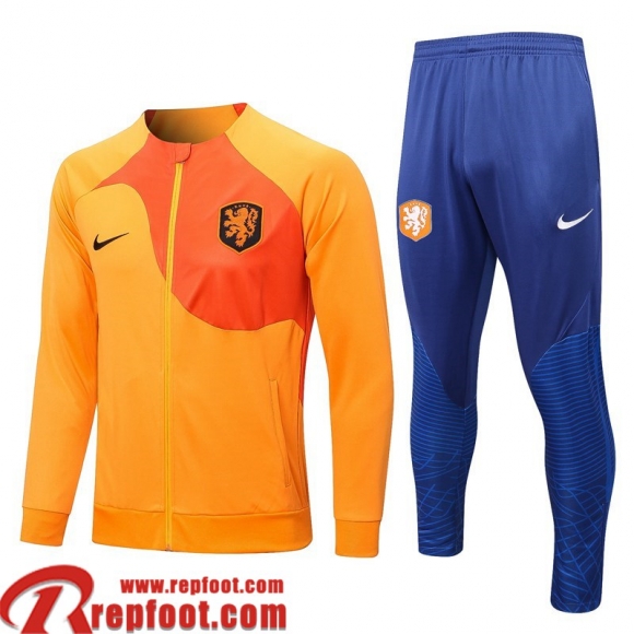 Veste Foot The Tangerines jaune Homme 22 23 JK559