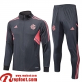 Veste Foot Internacional gris Homme 22 23 JK565