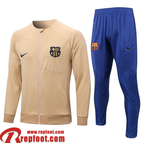 Veste Foot Barcelone Kaki Homme 22 23 JK566