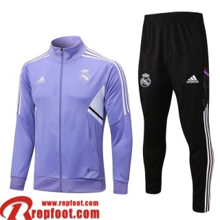 Veste Foot Real Madrid Violet clair Homme 22 23 JK568